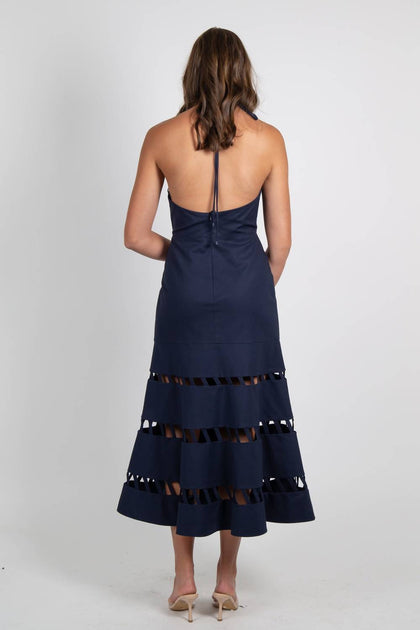 ALEXIS Janessa Midi Dress Blue XSmall 3