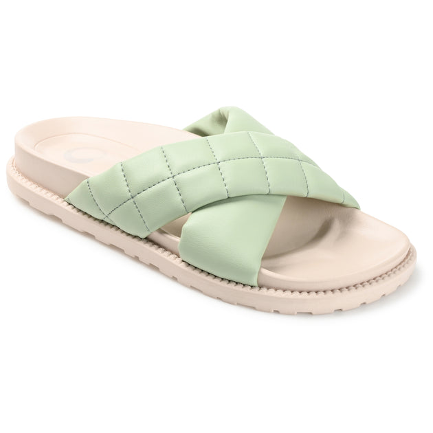 Journee Collection Aveena Sandal Brown US 8 2