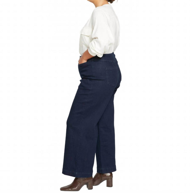 Universal Standard Charlie High Rise Sailor Jeans Blue 26 4