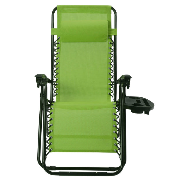 Hivvago Zero Gravity Lounge Chair Green 4