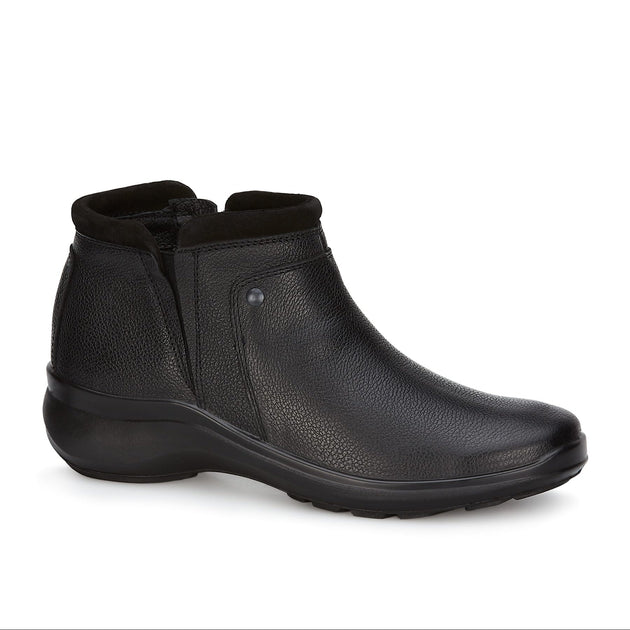 Andrea Women Leather Booties Black US 6 2