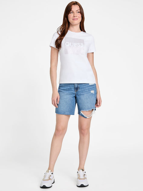 Guess Factory Kika Logo Tee Black XXLarge 3