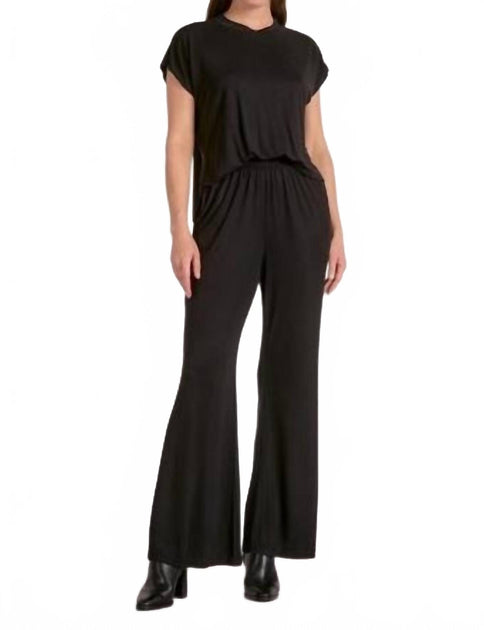 ELAN Wide Leg Jumpsuit Black XSmall 2