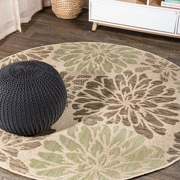 Jonathan Y Zinnia Rug Green Multi 2