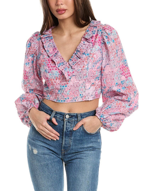 Ramy Brook Penelope Top Pink XXLarge 2