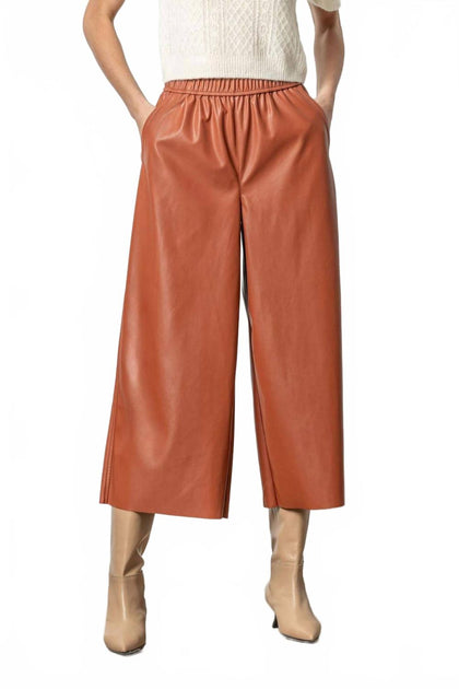 Lilla P Culotte Pant Brown Large 2