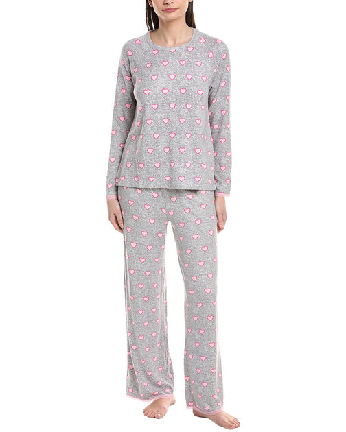 40 Winks Sleep Top & Pant Set Green Large 2