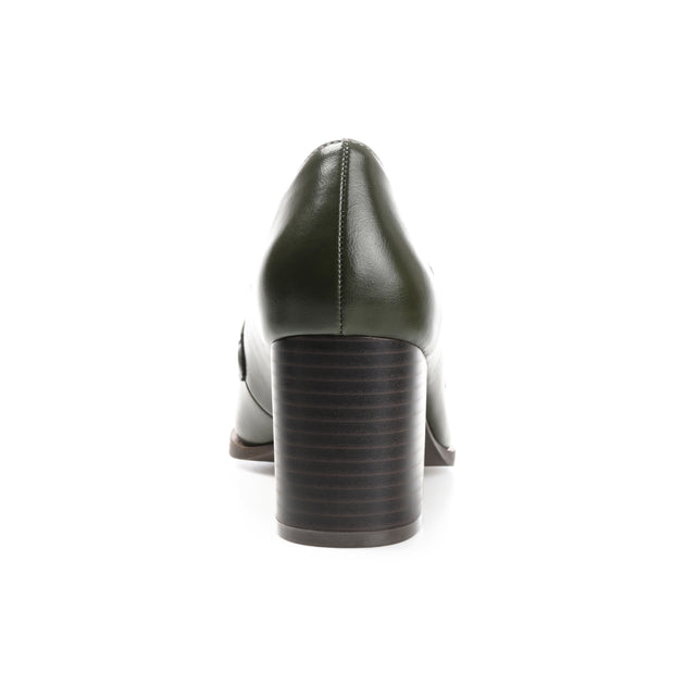 Journee Collection Crawford Pump Green US 12 4