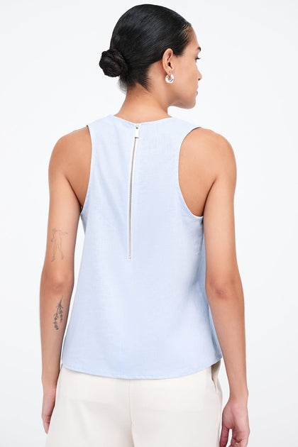 Marcella McKinley Top Blue XLarge 3