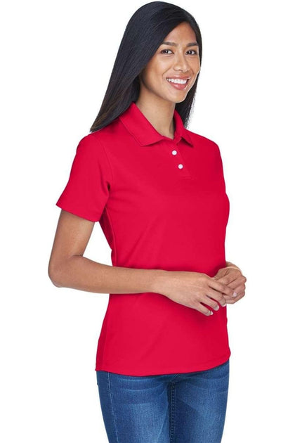 UltraClub Cool & Dry Performance Polo Red XXLarge 4