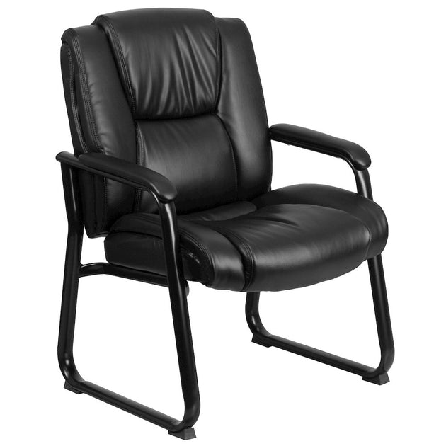 Flash Furniture Reception Side Chair Black 2