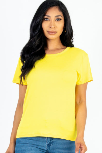 TRUEDAMES Basic T-Shirt Green Small 5
