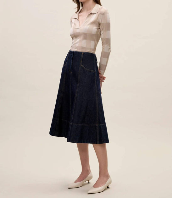 Rebecca Taylor Sheer Gingham Sweater Beige XSmall 4