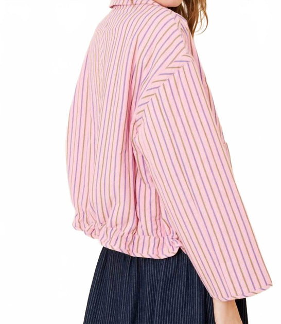 FRNCH Thalassa Manteau Pink Small 3