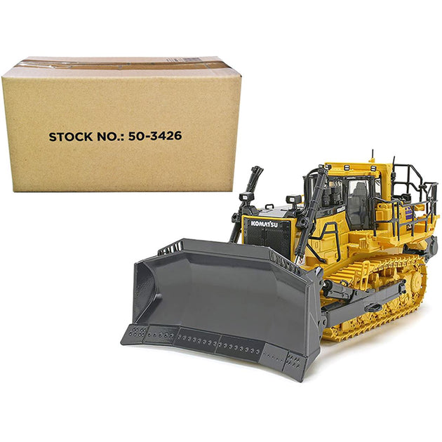 First Gear Komatsu D375A-8 Crawler Dozer Yellow 1:50 2