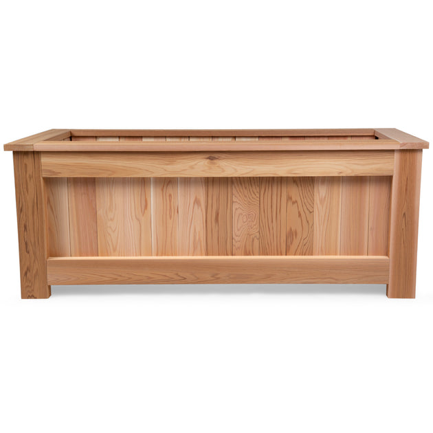 Hivvago Cedar Planter Box Brown 3