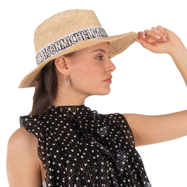 Maison Michel Ladies Natural Austin Cowboy Hat ShopSimon