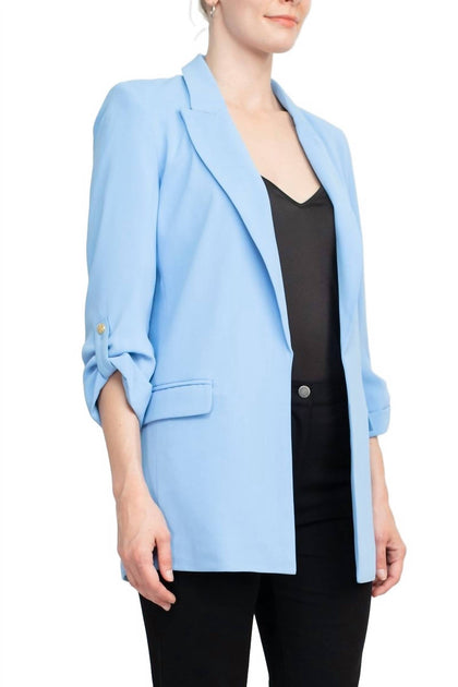 T Tahari Woven Blazer Gold XSmall 3