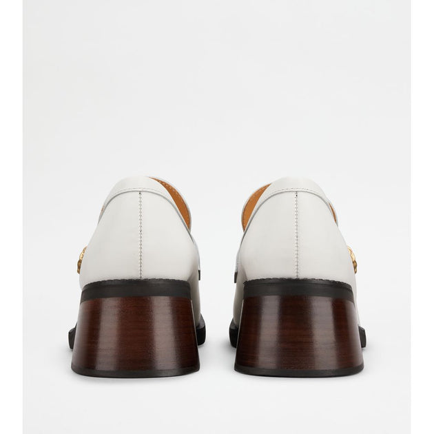 Tod's Heeled Loafers White EU 40 4