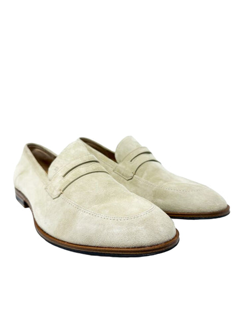 Bally Webb Penny Loafers Beige US 12 3