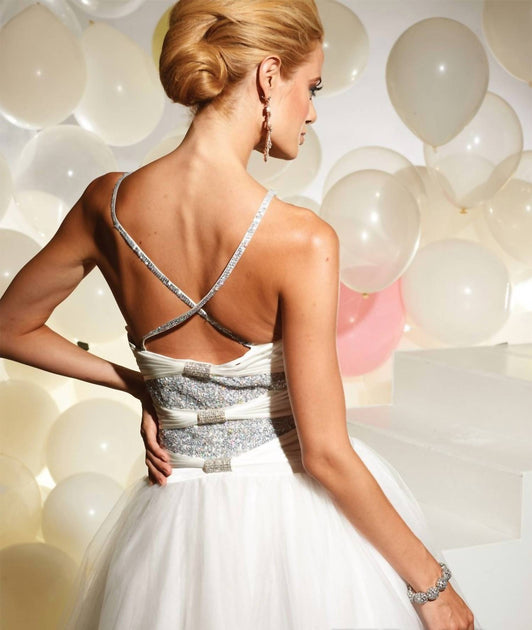 Terani Couture Prom Dress White US 6 4