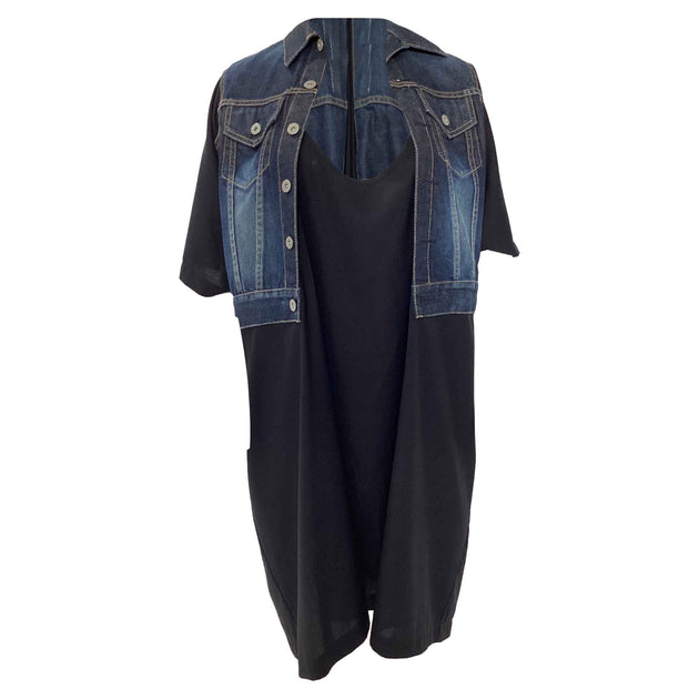 Comme des Garçons Junya Watanabe Vest Dress Black Medium 2