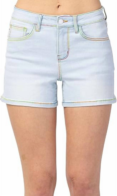Judy Blue Denim Shorts Blue Plus Size 1X 2