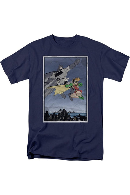 Gildan Batman Dkr Duo T-Shirt Blue Small 2