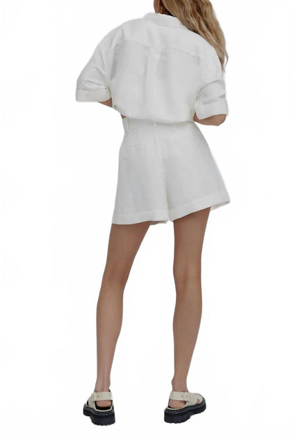 Significant Other Ophelia Shorts White US 6 4