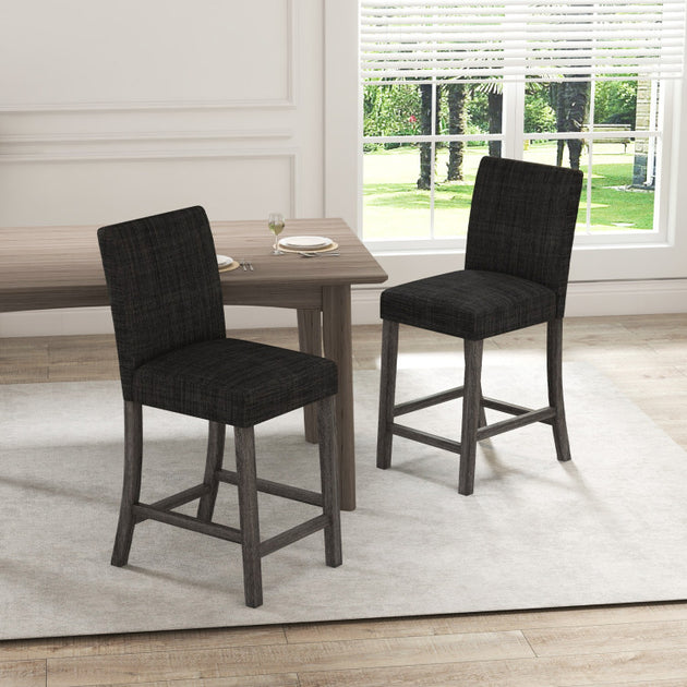 Hivvago Counter Height Bar Stool Brown 4