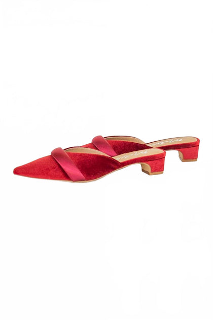 Matisse Kellan Kitten Heel Mules Red US 9.5 2