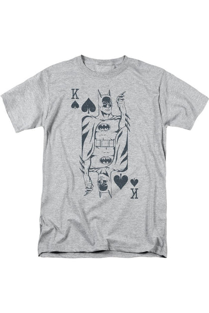 Gildan DC Comics Bat Card T-Shirt Grey Large 2
