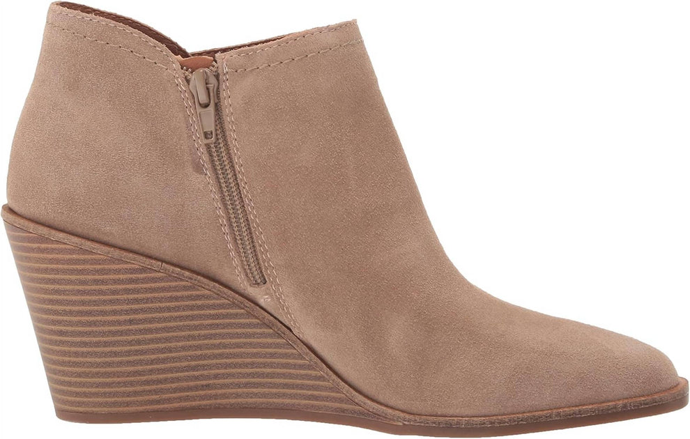 Lucky Brand Macawi Wedge Bootie Beige US 11 3