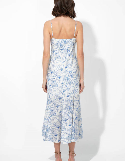 Adelyn Rae Luna Slip Dress Blue Medium 3