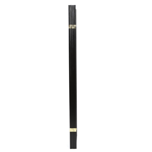 Hivvago 4-Panel Shoji Room Divider Black 4