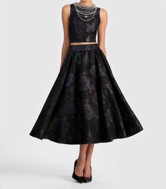 alice + olivia Nilda Midirock Schwarz US 6 2