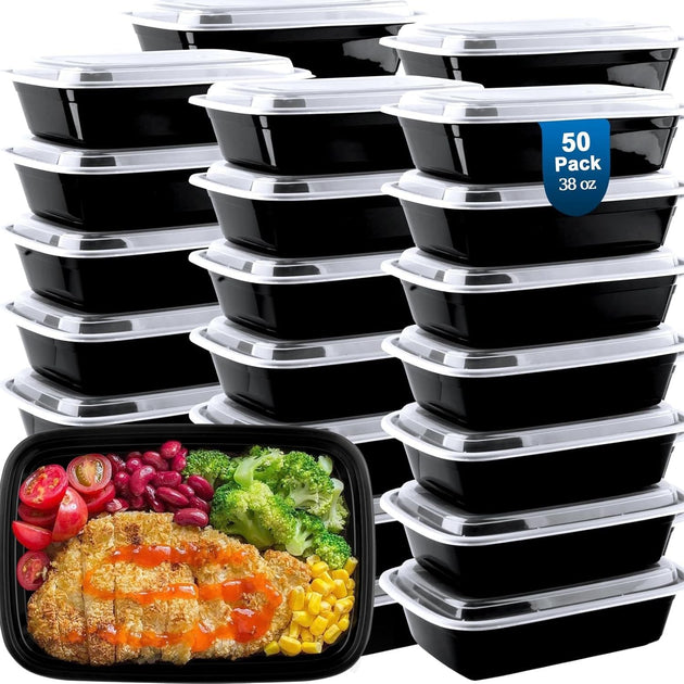 NEXTEE Meal Prep Container Clear 38 oz 3