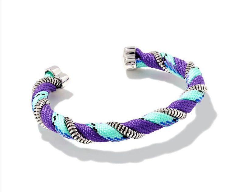 Kendra Scott Masie Full Cuff Bracelet Blue One Size 3