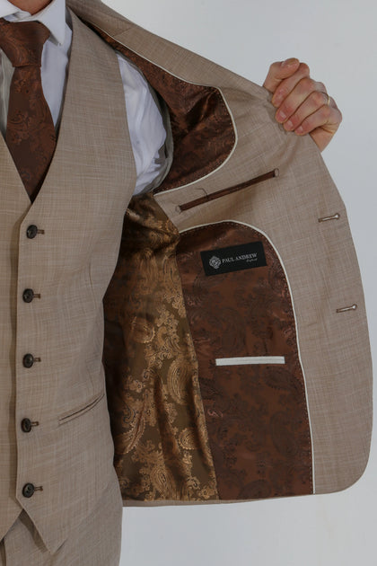 Paul Andrew Kurt Blazer Beige US 52 3