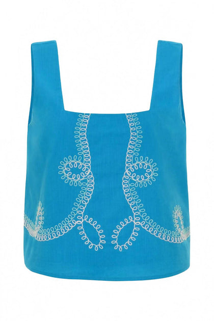 Anna Cate Blake Top Blue Small 2