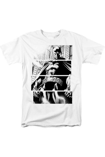 Gildan Batman Panels Short Sleeve T-Shirt White XXL 2