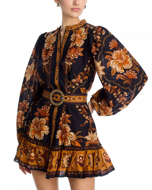 FARM Rio Majestic Garden Minikleid Schwarz Medium 2