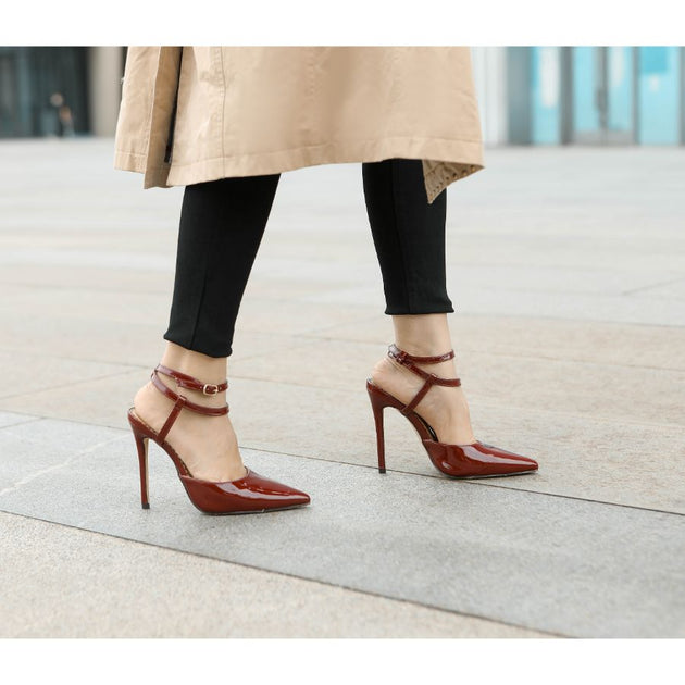 MKF Collection Brianna Pump Brown US 7.5 3