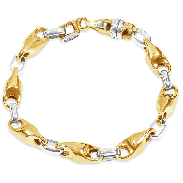Pompeii3 Seed Rolo Link Bracelet Multi 8.25 inch 5