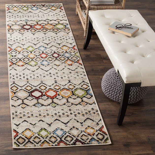 Safavieh Amsterdam AMS108 Area Rug Ivory Multi 3