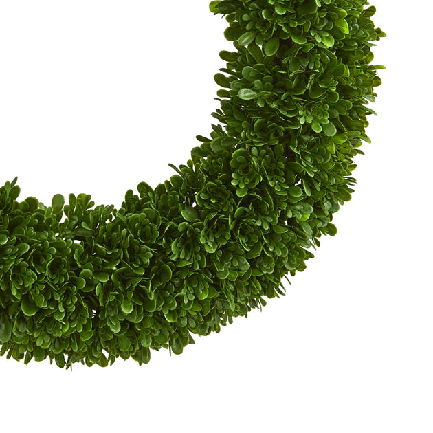 Hivvago Tea Leaf Wreath Green 3