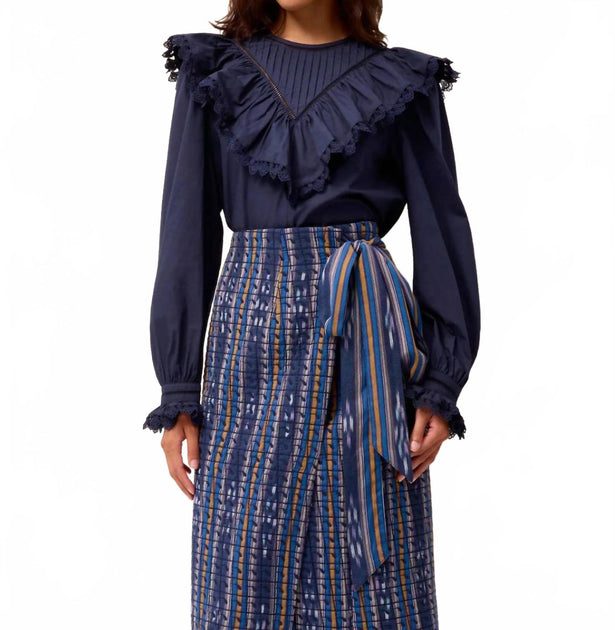 Marie Oliver Carissa Top Blue XSmall 4