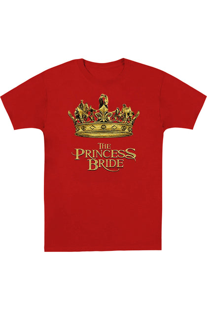 Gildan Princess Bride Crown Kurzarm T-Shirt Rot Large 2