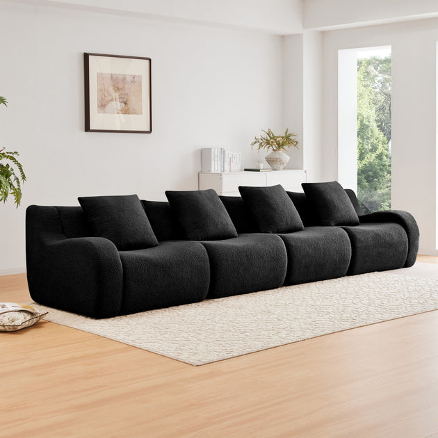 Streamdale 4-Seat Sofa Black 2