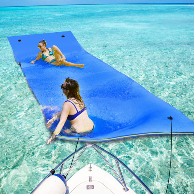 Hivvago 3 Layer Water Pad Foam Mat Blue 3